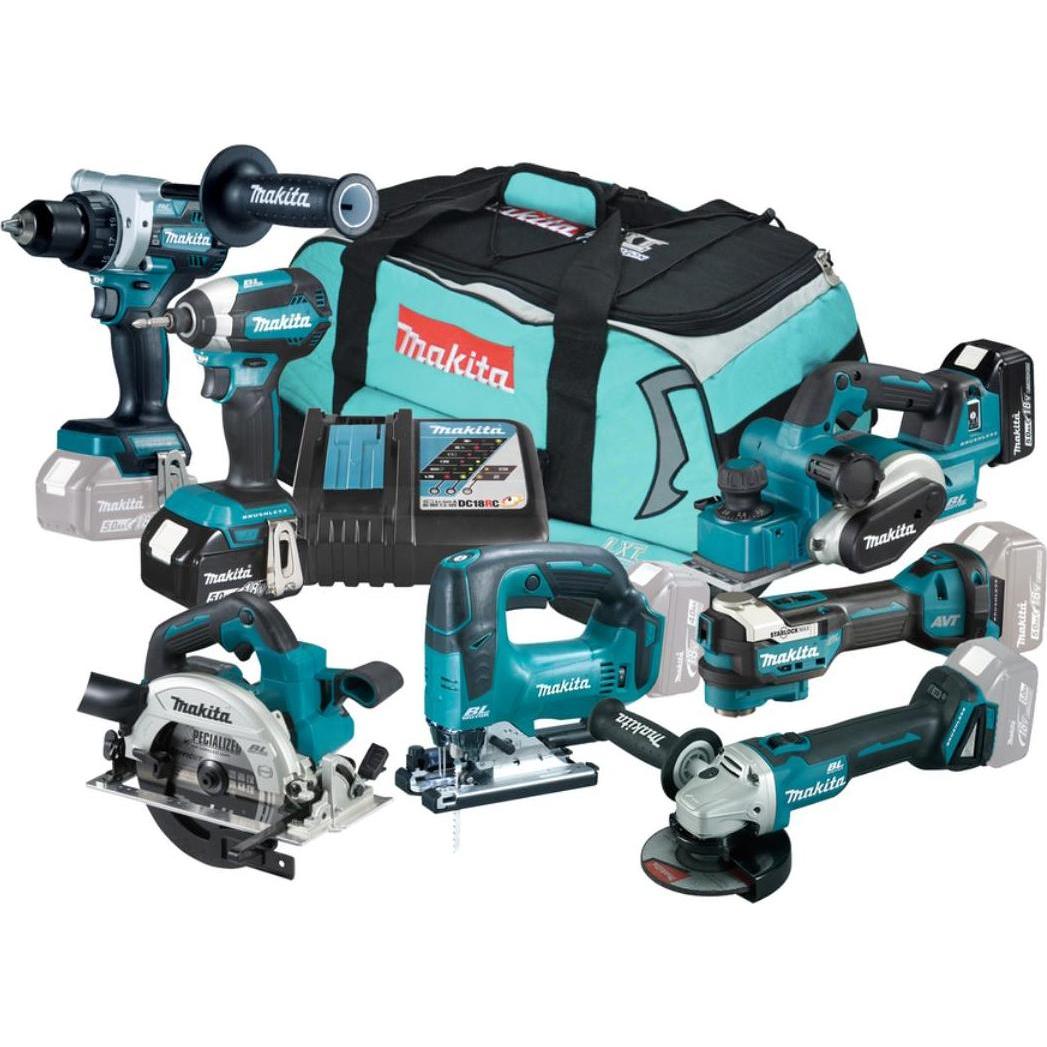 Makita, Elektrowerkzeug Set, DLX7019TX1