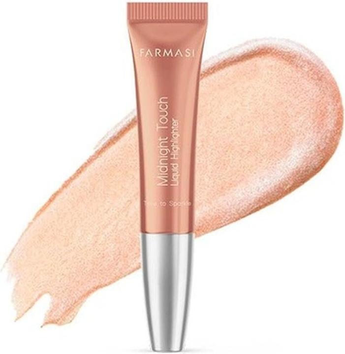 Farmasi Midnight Touch Highlighter Liquid Blush Lightweight Cheek Color