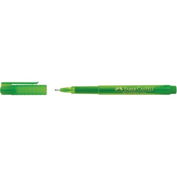 Thumbnail - Faber-Castell, Schreibstifte, Faber Castell Faserschreiber Broadpen Doc hellgrün 10er (Hellgrün, 1 x)