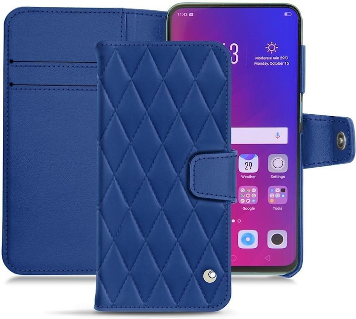 Bleu océan - Couture ( Nappa - Pantone #15458a)