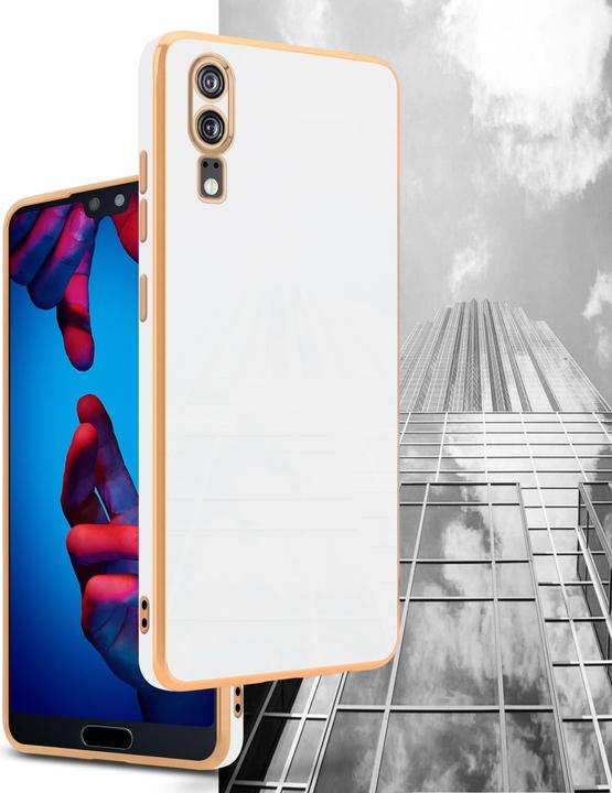 Immagine prodotto Cadorabo Custodia per Huawei P20 in TPU con protezione della fotocamera LM130 Style (Cubot P20)