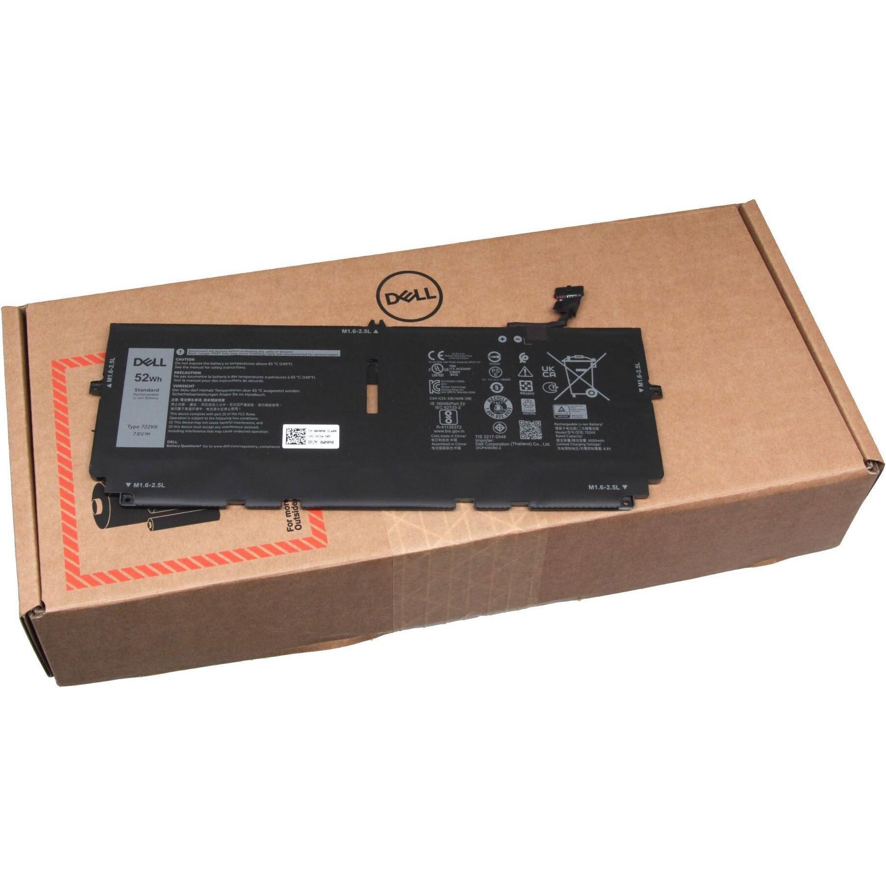 Dell WN0N0 (4 Zellen, 6500 mAh), Notebook Akku