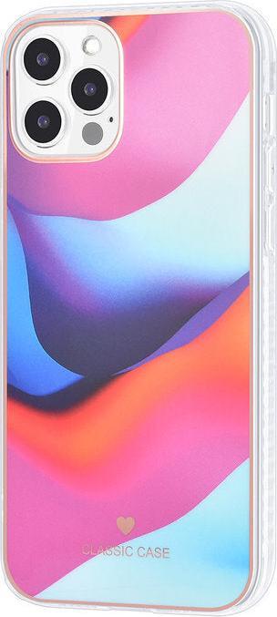 Immagine prodotto UNIQ Accessory Handyhülle Apple iPhone 12 / 12 Pro Wavy Colors Blau Pink No.102 (Apple iPhone 12, Apple iPhone 12 Pro)