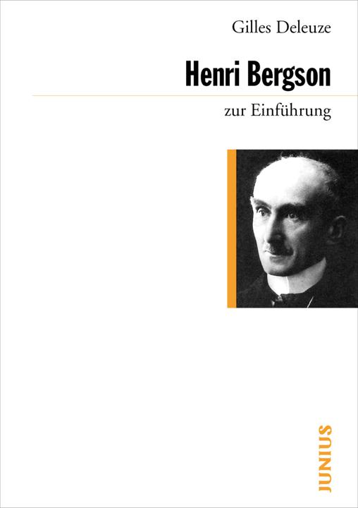 Produktbild Henri Bergson zur Einführung (Deutsch, Gilles Deleuze, Martin Weinmann, 2020)