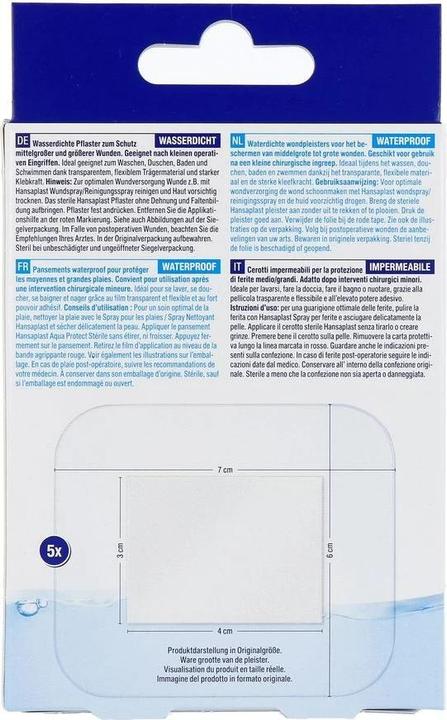 Produktbild Hansaplast Aqua Protect XL Sterile 6 x 7cm (5x)