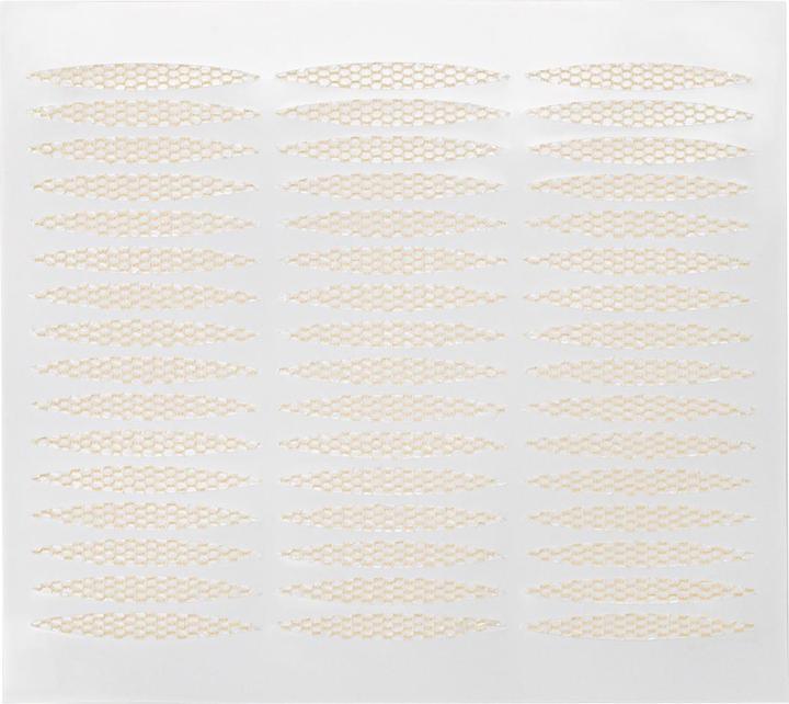 Actual product image Fleeky Magic Stripes stickers against drooping eyelids