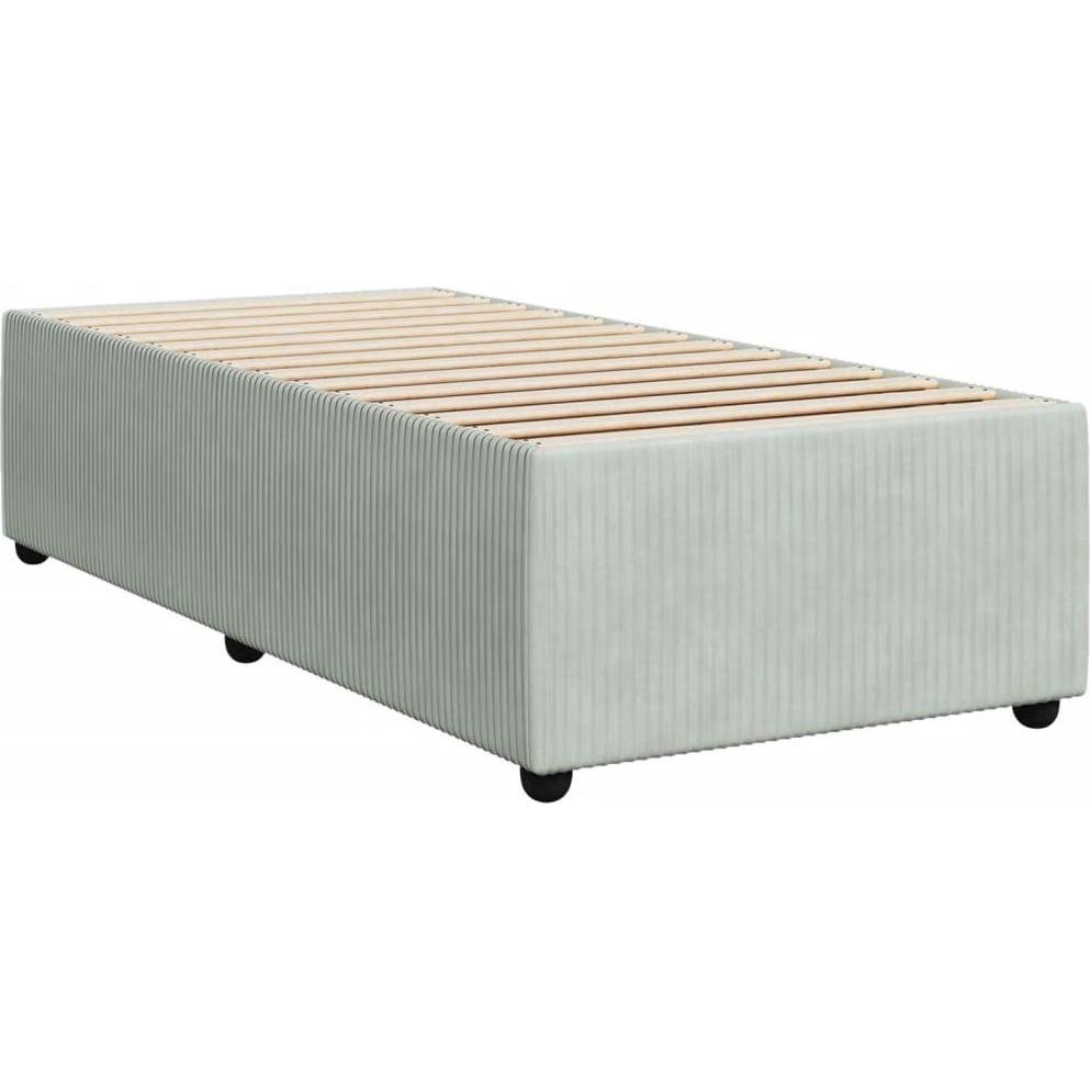 Thumbnail - VidaXL, Bett, Bo x springbett mit Matratze 100 x 200 cm Samt (100 x 200 cm)