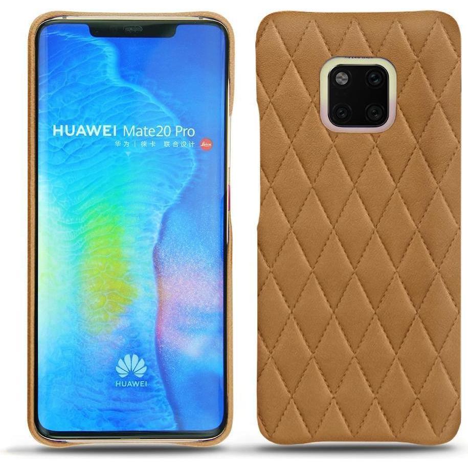 Noreve Lederschutzhülle (Huawei Mate 20 Pro), Smartphone Hülle, Braun