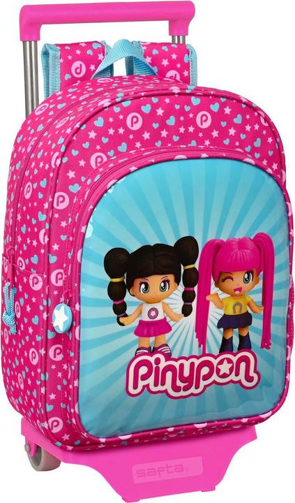 Immagine prodotto Pinypon Zaino scuola con ruote Blu Rosa 26 x 34 x 11 cm (185 l)