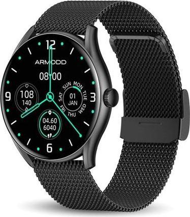 Actual product image Armodd Roundz 5 smartwatch - Black/Metal, 1 piece