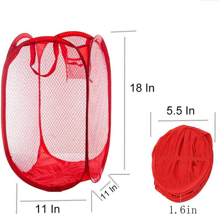 Actual product image König Design Pop up laundry basket laundry bag foldable storage basket laundry bin collector box