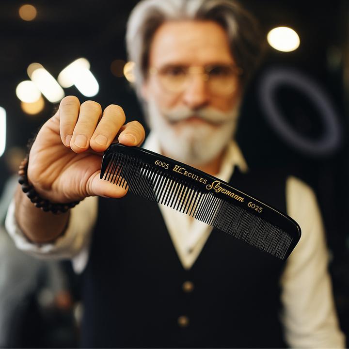 Immagine prodotto Hercules Sägemann Pettine tascabile da uomo flessibile sul retro, modello leggero
