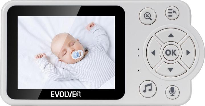 Produktbild Evolveo Baby Monitor N3 Babyphone blau / 2,8" TFT / Mikrofon / Lautsprecher (Babyphone mit Kamera, 300 m)