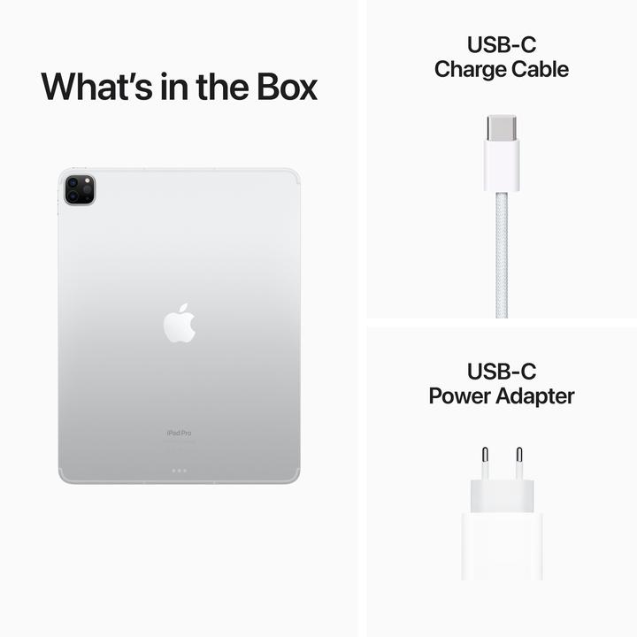 Actual product image Apple iPad Pro 2022 (6th Gen) (5G, 12.90", 256 GB, Silver)