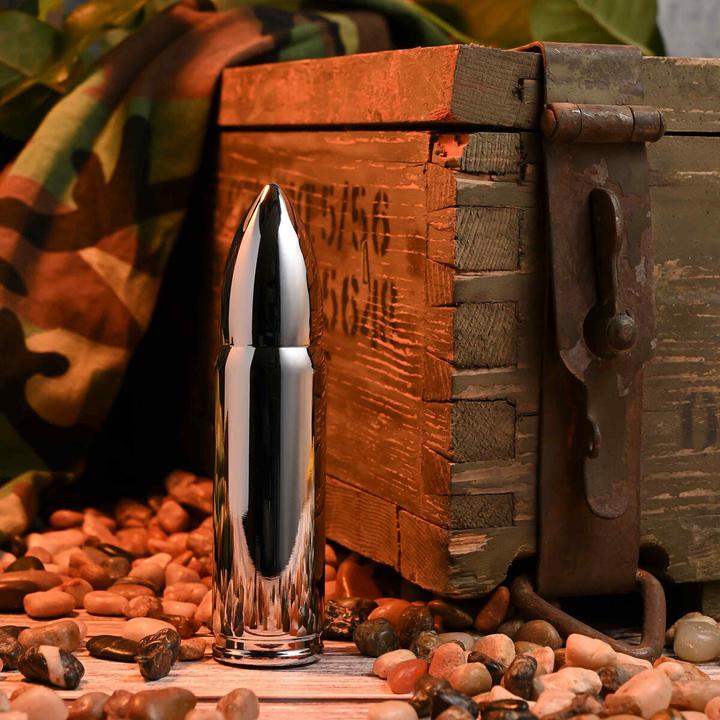 Actual product image Zero Tolerance -Full Metal Love - 7 Powerful Speed & Function Rechargeable Bullet - Silver