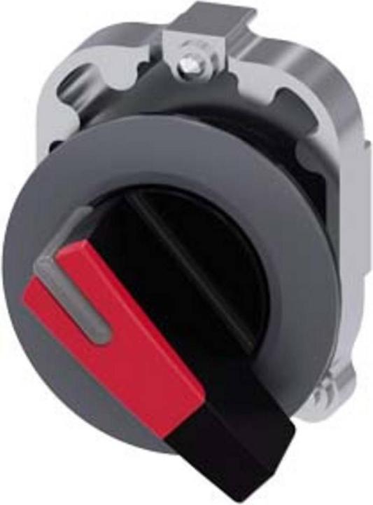 Actual product image Siemens Toggle switch, 2-stage, loaded, rt, rectangular 3SU1062-2EF20-0AA0