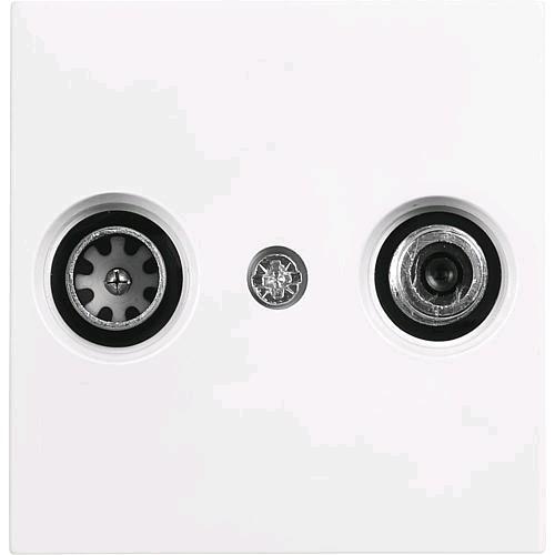 Actual product image Panasonic WDTR04221WHEU1 Plus 55 Centre plate with title block 2xUAE white