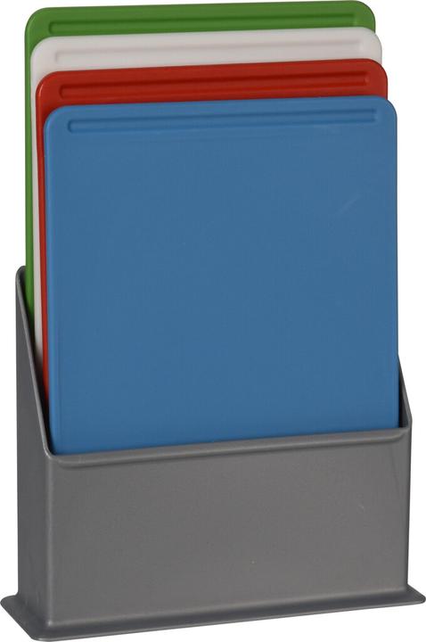 Actual product image Excellent Houseware Cutting Board Set of 4 in Holder