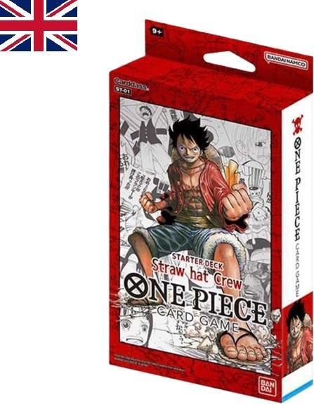 Actual product image One Piece TCG - Starter Deck: Straw Hat Crew ST01 (English, Booster Pack)