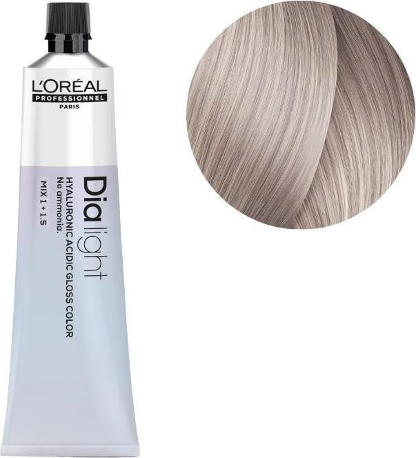 Image du produit L'Oréal Professionnel L'Oral Professionnel Dialight 1021 Milkshake Platinum Blonde Iridescent Ash 60ml Hair Color (10,21 Milkshake blond platine irisé cendré)