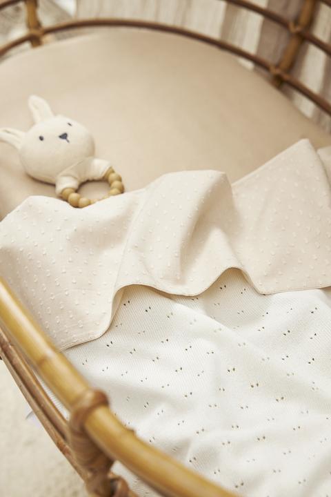 Produktbild Meyco Baby Ajour babydecke - bambus - offwhite - 75x100cm (75 x 100 cm)