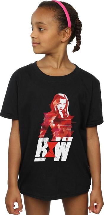Produktbild Black Widow Movie Logo Artwork TShirt Mädchen (128)