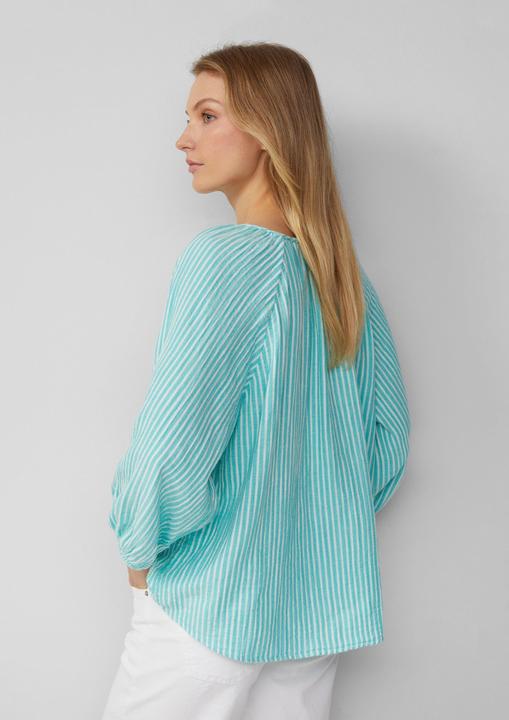 Immagine prodotto s.Oliver Bluse Musselin-Bluse mit Raglanärmeln und Raffung (32)