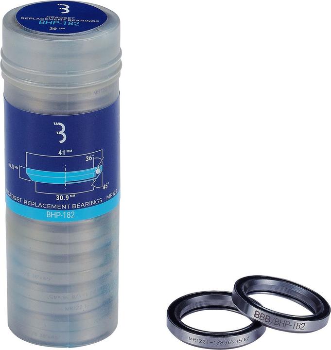 Produktbild BBB OEM Ersatz-Steuerlager CrMo, 20 Stk.