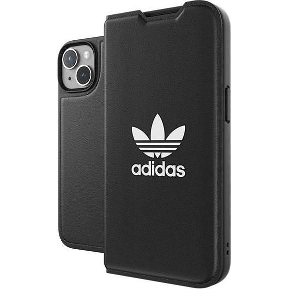 Thumbnail - adidas OR Booklet Case BASIC iPhone 14 6.1" czarno biały/black white 50181 (Apple iPhone 14), Smartphone Hülle, Schwarz