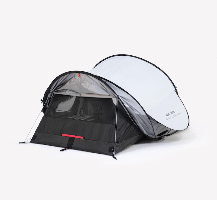 Immagine prodotto Quechua Tenda da campeggio - 2 Seconds Fresh & Black per 2 persone (Tenda pitching, 4 kg, 2 persone)