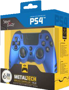Actual product image Steelplay Slim Pack Wireless Controller Sapphire Blue Multi (PS3, PS4, PC)
