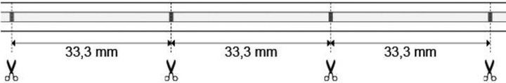 Immagine prodotto L&S Nastri LED Octopus Slim Line 6 x 6 Dual Color 24 V (Bianco neutro, 500 cm, Interno)