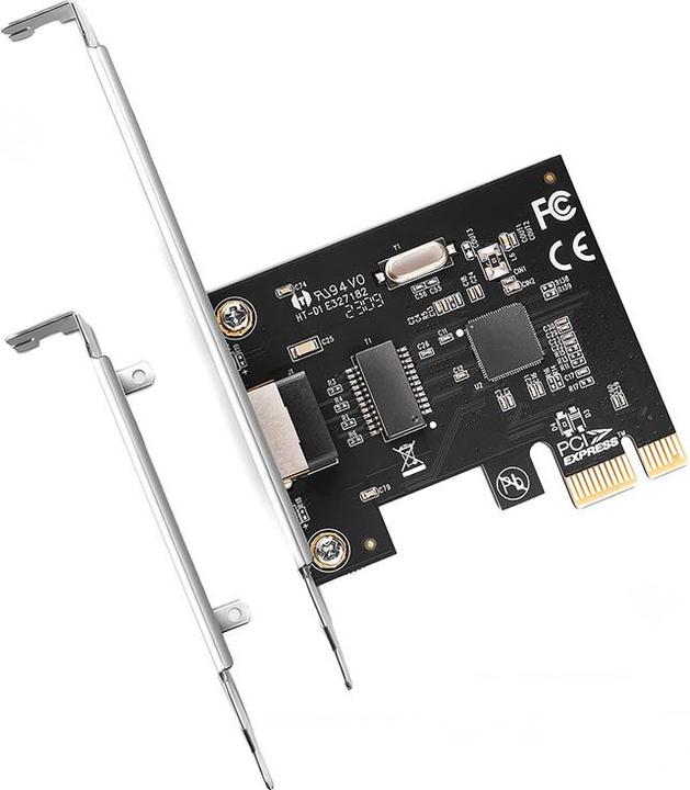 Produktbild Axagon PCEE-GRL Karta sieciowa PCIe 1x Gigabit Ethernet port RJ-45, chipset Realtek 8111L w. SP & LP (PCI-E x1)