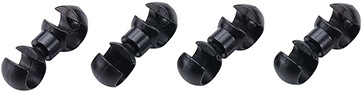 Immagine prodotto BBB FISSAGGIO DEL CAVO Ø4/5MM, 4 PEZZI. NERO