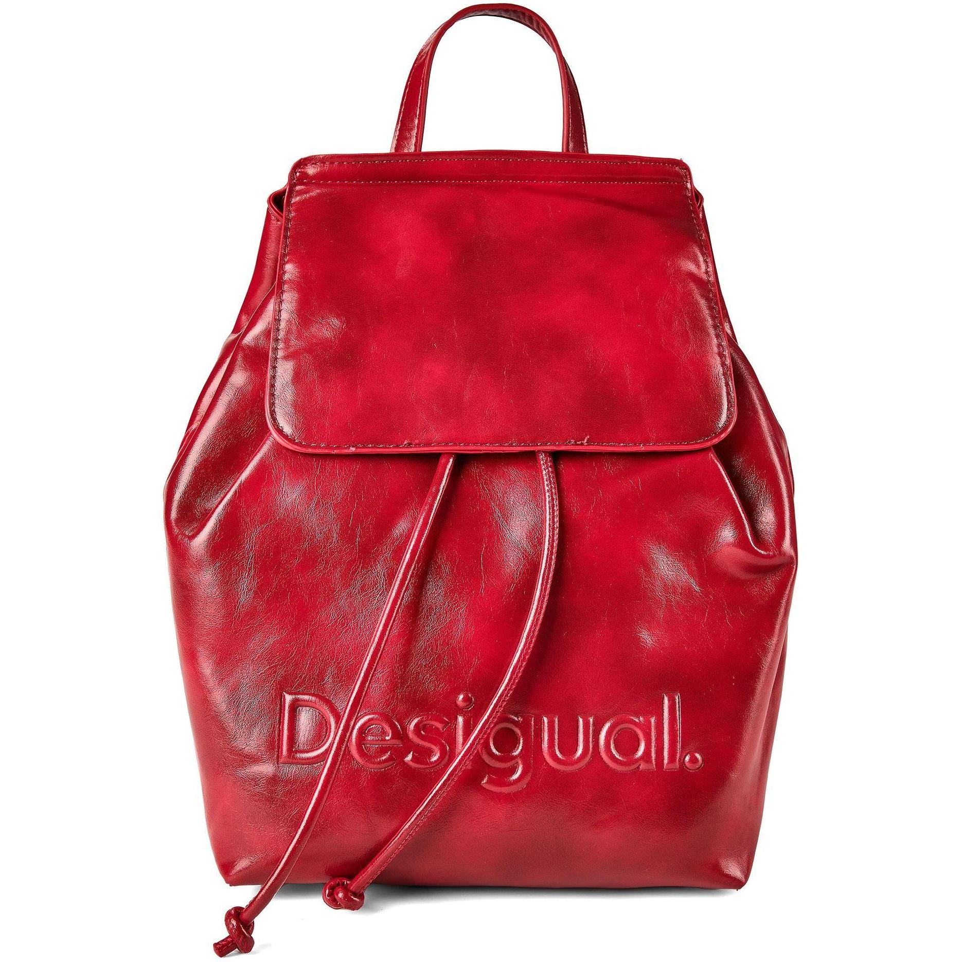 Desigual Donna Rosso Zaino, (8 L)