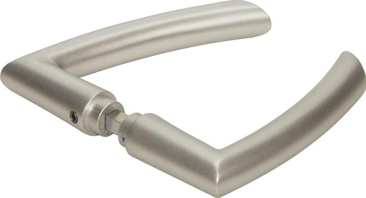 Produktbild Dormakaba Dorma Glas Drückerpaar Türgriff für Glastüren, Aluminium Edelstahl-Effekt (Türgriff)