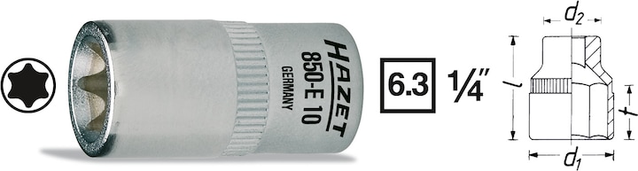 Productafbeelding HAZET Externe TORX-bussen