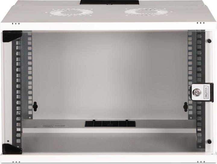 Actual product image Digitus 19" 7U wall-mounted housing, SOHO PRO 370 x 540 x 400 mm, grey (12.15 RU, 19 inch rack)