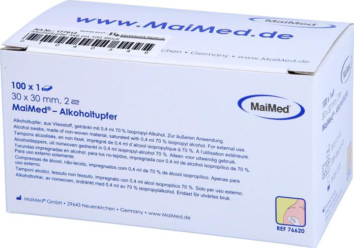 Image du produit MaiMed Tampons alcool blanc