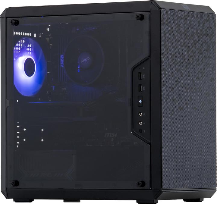Image du produit Blackstorm 7600 R5 Gaming PC (1000 Go, 16 Go, AMD Ryzen 5 40, Radeon RX 7600 XT Fighter)