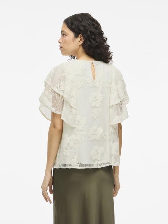 Immagine prodotto Vila VIHOLA Spitzen Oberteil mit angeschnittenen Ärmeln (M)
