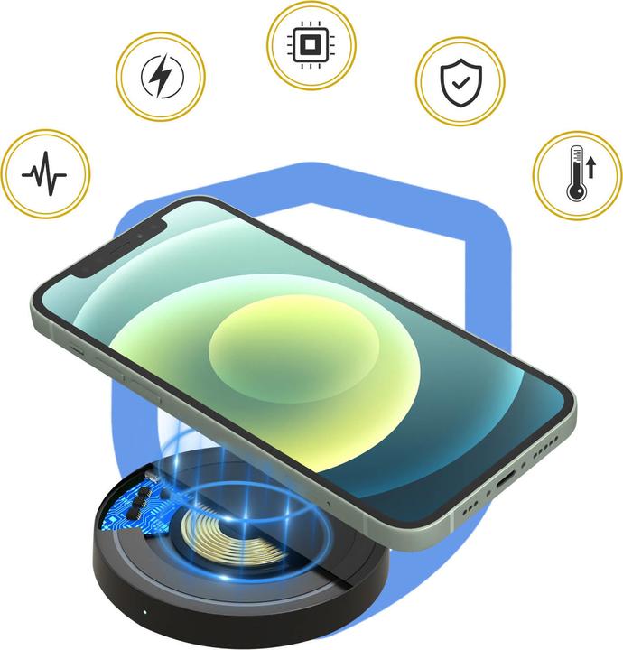 Produktbild Akashi 10W Qi-Ladegerät (10 W)