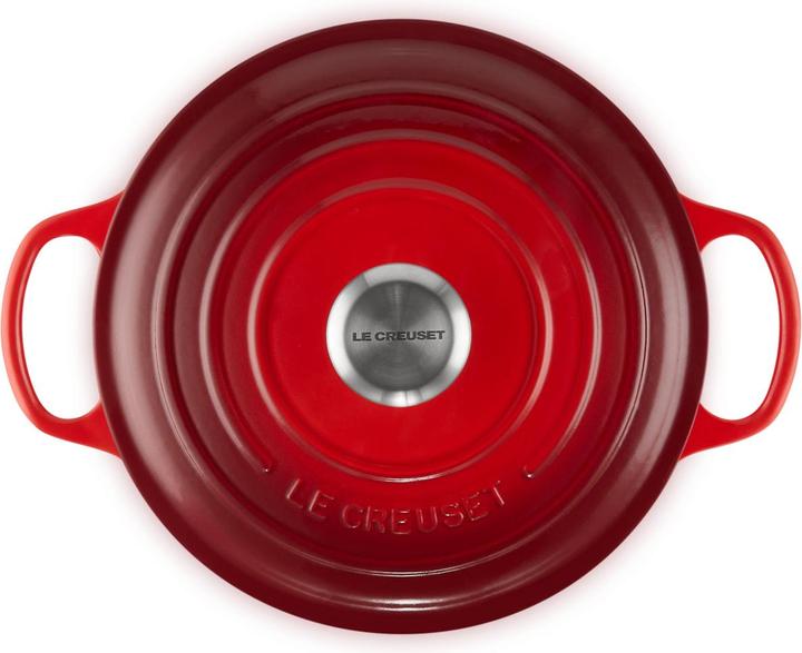 Produktbild Le Creuset Gusseisen Topf (24 cm, Bräter + Schmortopf, Gusseisen, Emaille)