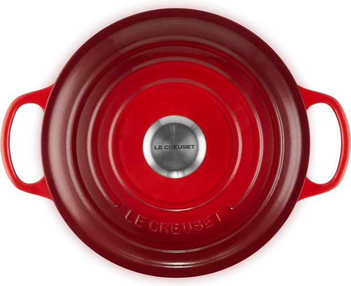 Produktbild Le Creuset Gusseisen Topf (24 cm, Bräter + Schmortopf, Gusseisen, Emaille)