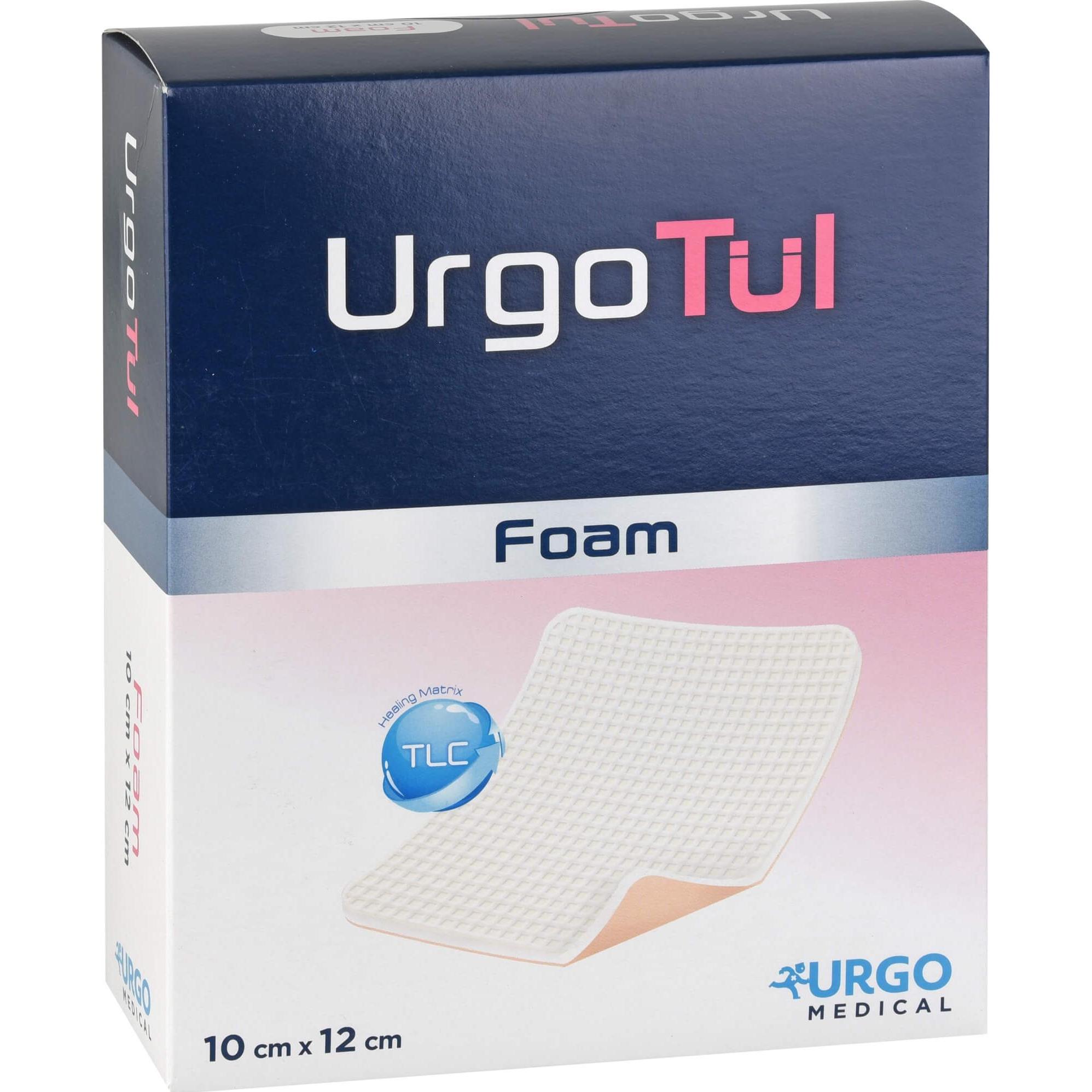 Urgo, Verbandsmaterial, UrgoTül Foam 10x12cm, 10 St VER