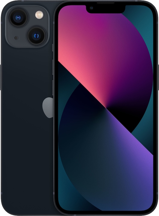 Productafbeelding Apple iPhone 13 (128 GB, Middernacht, 6.10", SIM + eSIM, 12 Mpx, 5G)
