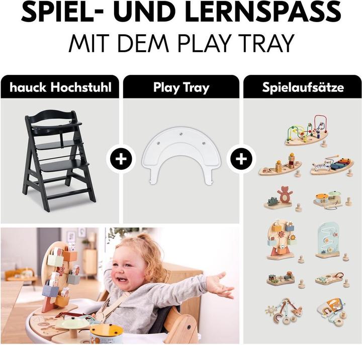 Produktbild Hauck Hochstühle Hochstuhl Alpha Plus Black - im Sparset inkl. (Hochstuhl)