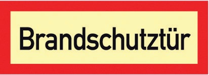 Actual product image Werkstarck Photoluminescent door markings