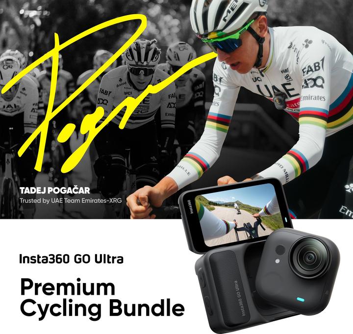 Productafbeelding Insta360 GO Ultra Premium Cycling Bundle (Bluetooth)