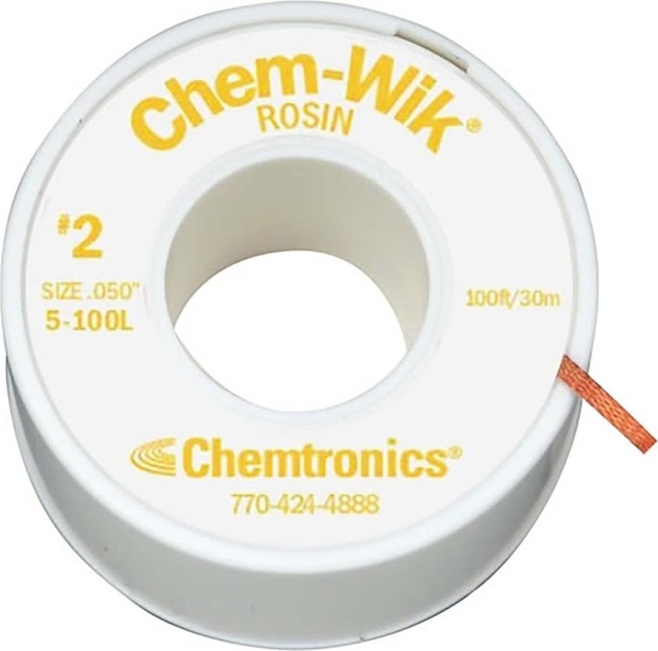 Produktbild ChemWik Entlötlitzenkupfergeflecht 1.5 mm x 30 m (Entlötlitze)